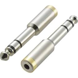 SpeaKa Professional SP-6672044 KKA-635 Adapter [1x Jackstik 6,3 1x Jacktilslutning 3,5 mm]